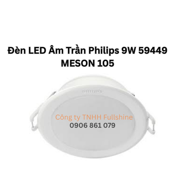 Đèn LED Âm Trần Philips 9W 59449 MESON 105