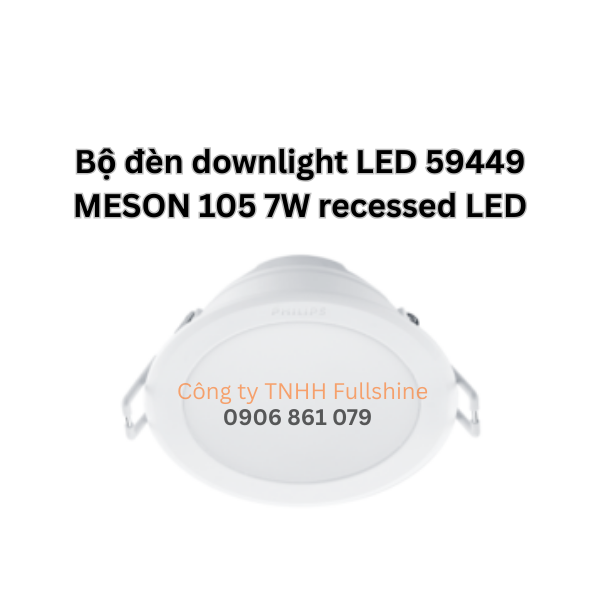 Bộ đèn downlight LED 59449 MESON 105 7W recessed LED