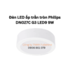 Đèn LED ốp trần tròn Philips DN027C G3 LED9 9W