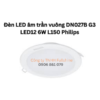 Đèn LED tròn âm trần DN027B G3 19W Philips
