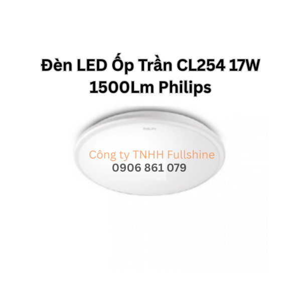 Đèn LED Ốp Trần CL254 17W 1500Lm Philips