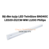 Bộ đèn tuýp LED TwinGlow BN040C LED20-20/CW-WW L1200 Philips