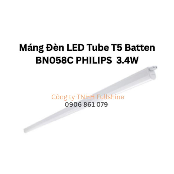 Máng Đèn LED Tube T5 Batten BN058C PHILIPS 3.4W