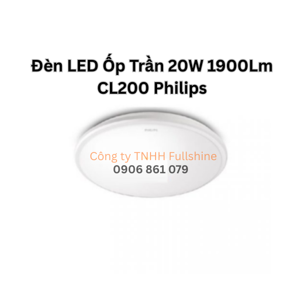 Đèn LED Ốp Trần 20W 1900Lm CL200 Philips