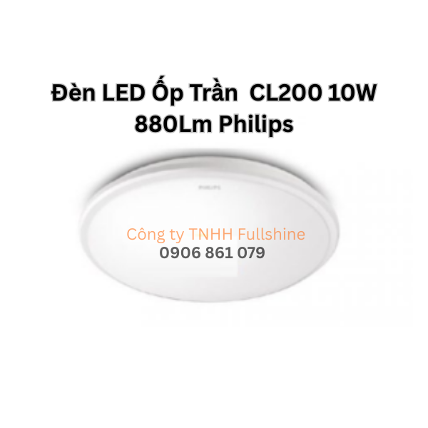 Đèn LED Ốp Trần CL200 10W 880Lm Philips