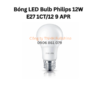 Bóng LED Bulb Philips 12W E27 1CT/12 9 APR