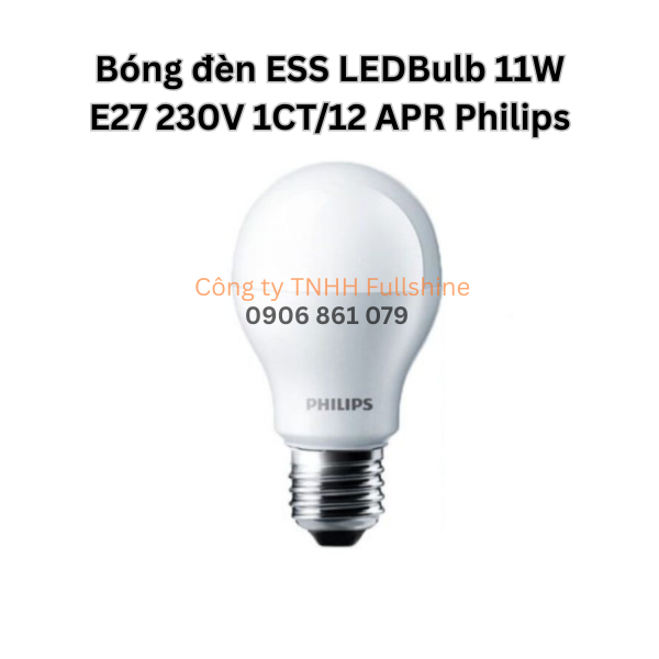 Bóng đèn ESS LEDBulb 11W E27 230V 1CT/12 APR Philips