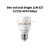 Đèn led bulb Bright 11W E27 1CT/12 APR Philips