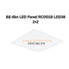 Bộ đèn LED Panel RC001B LED38 2×2