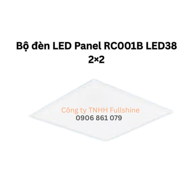 Bộ đèn LED Panel RC001B LED38 2×2