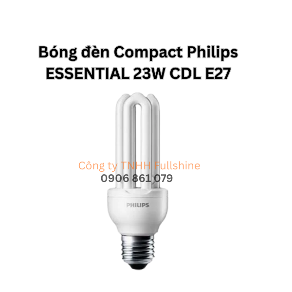 Bóng đèn Compact Philips ESSENTIAL 23W