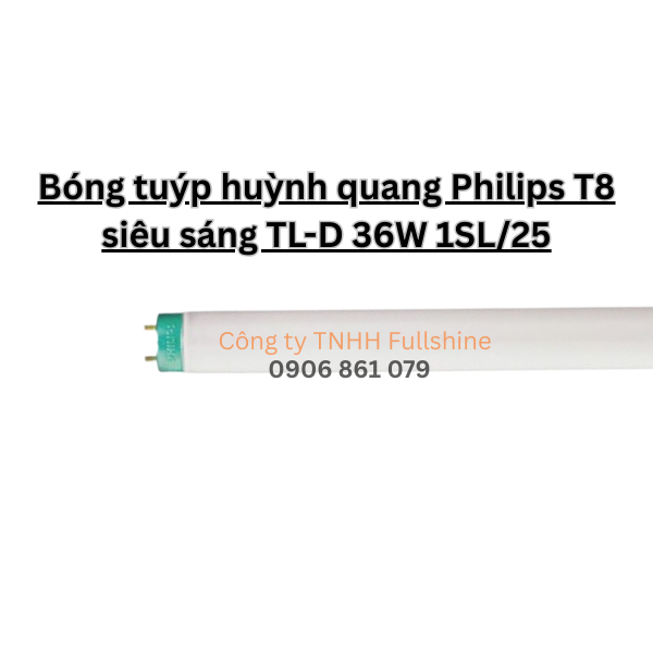 Bóng tuýp huỳnh quang Philips T8 siêu sáng TL-D 36W 1SL/25