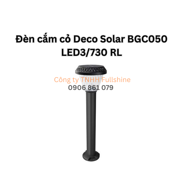 Đèn cắm cỏ Deco Solar BGC050 LED3/730 RL