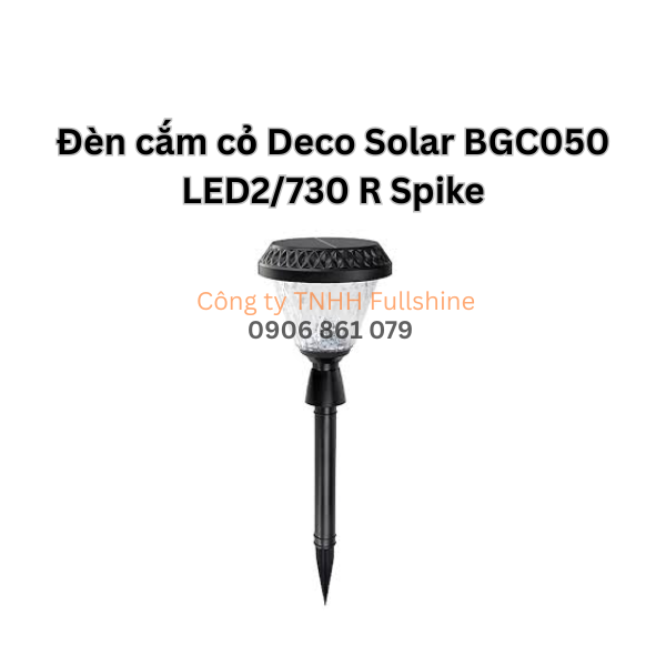 Đèn cắm cỏ Deco Solar BGC050 LED2/730 R Spike