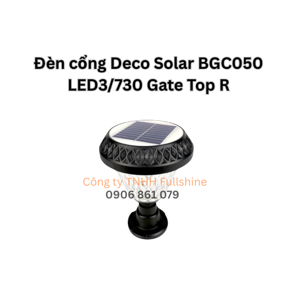 Đèn cổng Deco Solar BGC050 LED3/730 Gate Top R